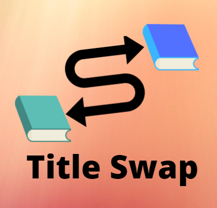Title Swap icon with books swapping