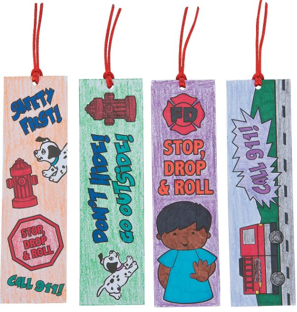 Fire Safety Bookmark