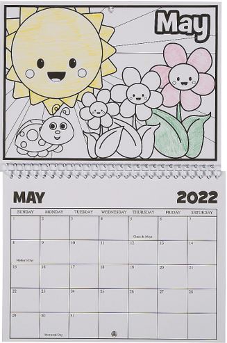 Color a Calendar