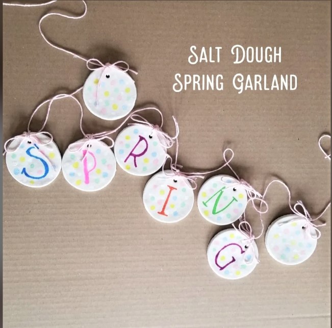 Salt Dough Spring Garland