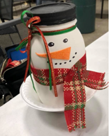 D.I.Y. Snowman Mason Jar