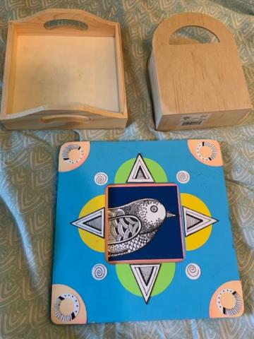 Zentangle Wooden Tray