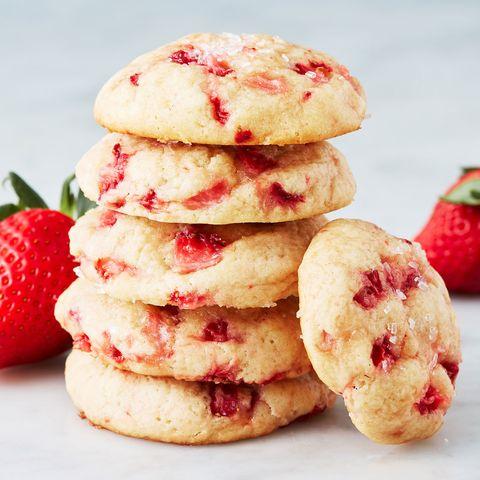 Strawberry Biscuit Cookies