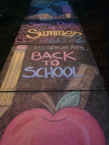 Chalk Mural