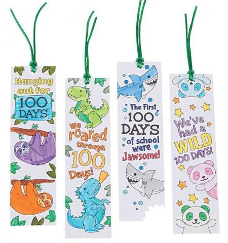 100 Days Bookmarks