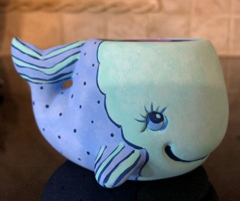 Whale Planter