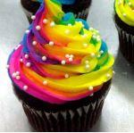 Colorful Swirl Cupcakes