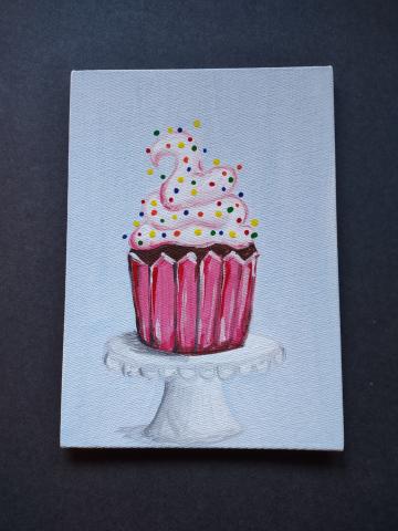 Delicious Cupcake Painting
