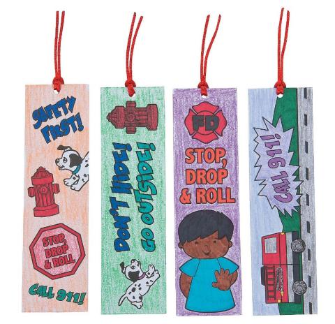 Fire Safety Bookmarks