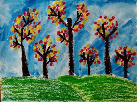 Fall Trees Art