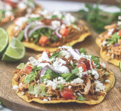 chicken tostadas