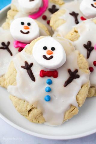 Melted Snowman Cookies