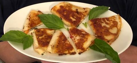 Parmesan Crusted Quesadillas