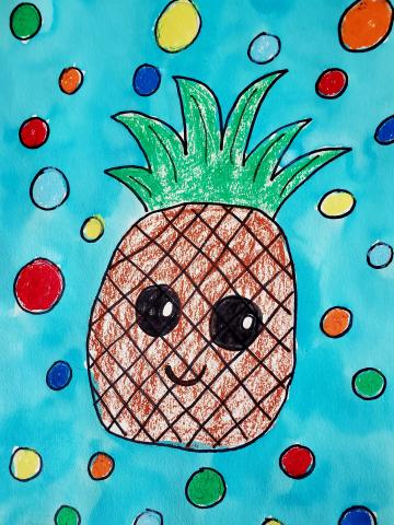 Pineapple Painting