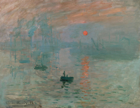 Monet painting