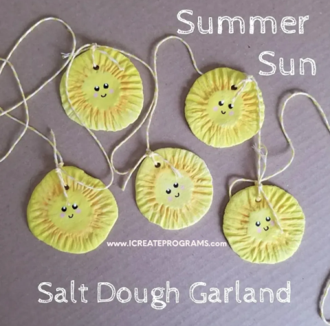 Summer Sun Salt Dough