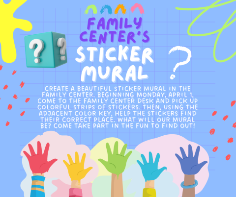 Family Center Sticker Mural