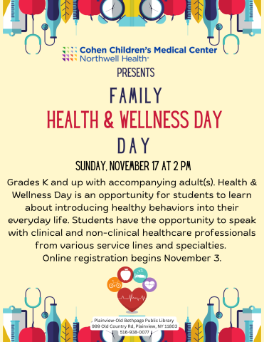 Family Program - Health & Wellness Day