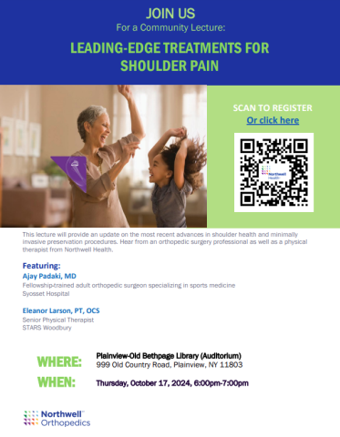 shoulder treatment flyer