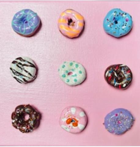 Mini Donut Painting