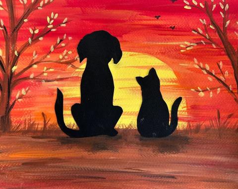 Fall Friends Sunrise