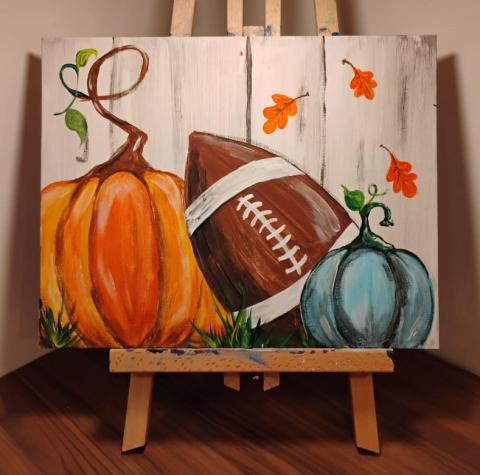 Pumpkins and Pigskin