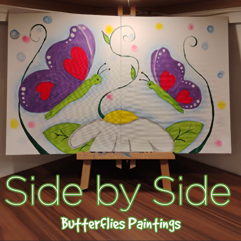 Butterfly Duo Painting