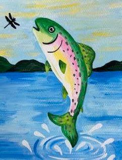 Jumping Fish and Dragonfly