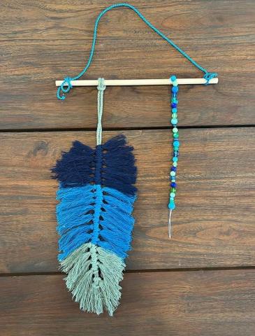 Macrame Leaf