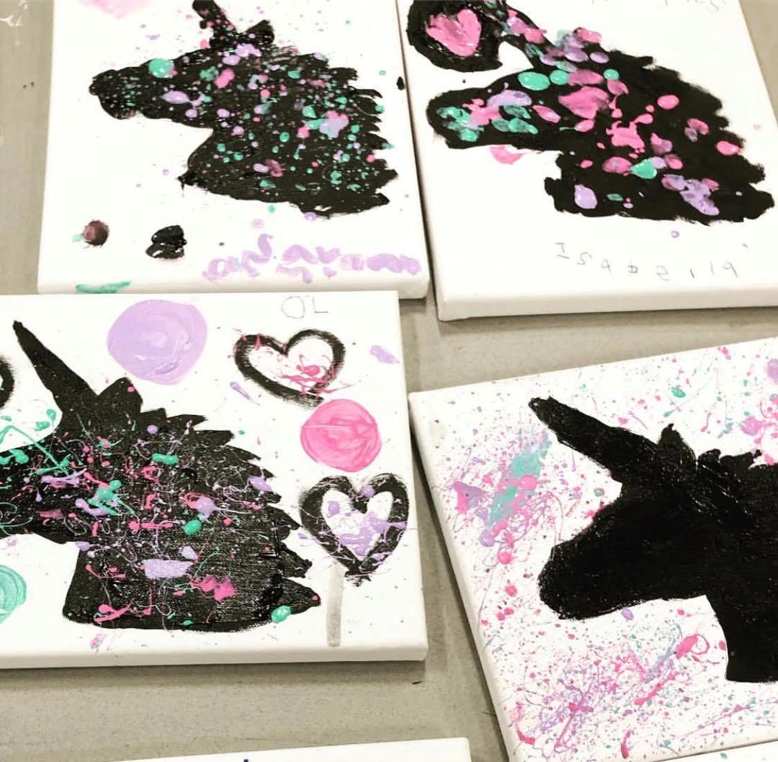 Splatter Art: Unicorns, Fairies & Gnomes