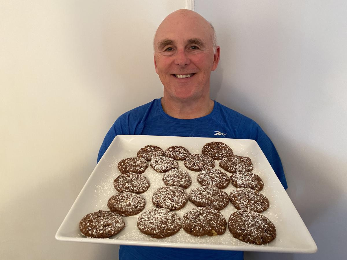 Winter Chocolate Snowstorm Cookies