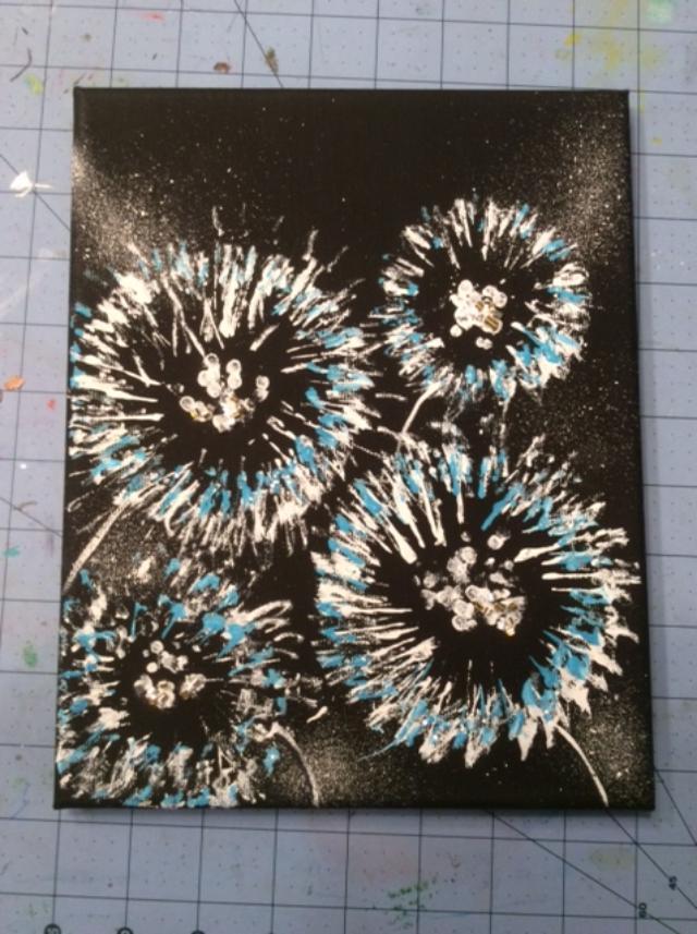 Make a Wish Dandelion Canvas (Craft to Go)