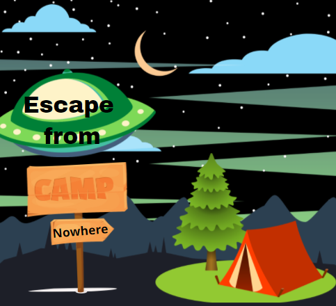 Escape From Camp Nowhere - alien space ship and tent 