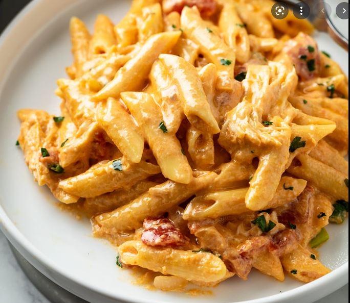 Buffalo Chicken Penne Pasta