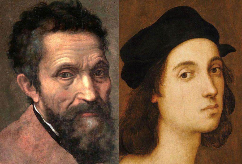 Michelangelo and Raphael