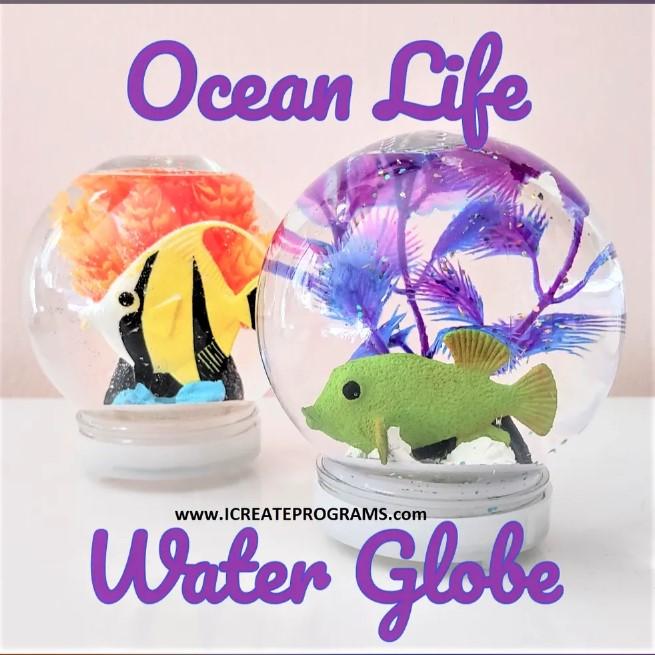 Ocean Life Water Globe 