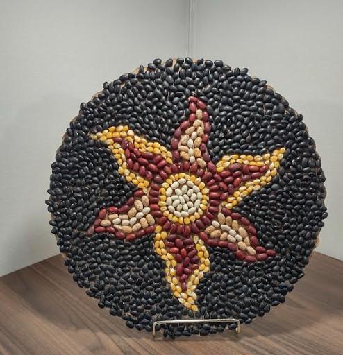 Roman Sun Bean Art