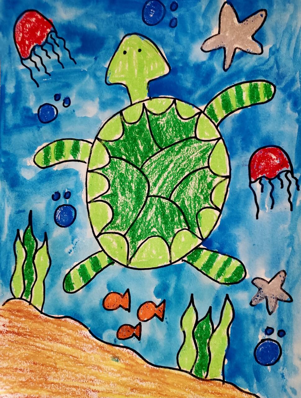 Sea Turtle Painting