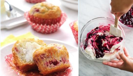 Berries & Cream Muffins