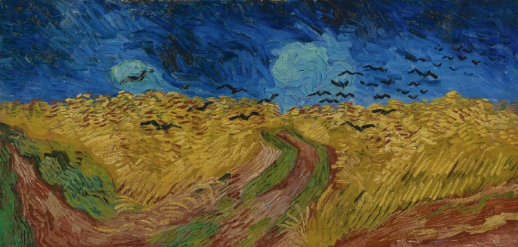 Van Gogh Wheatfield with Crows