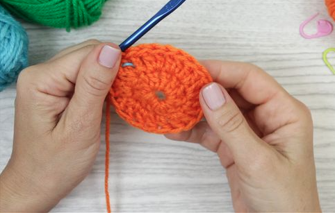 crocheting hands