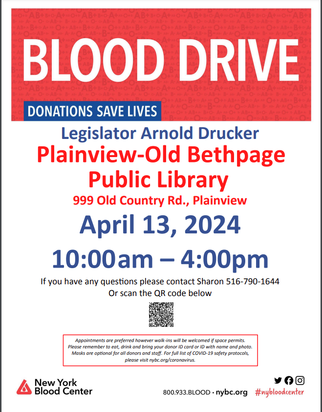 blood drive flyer