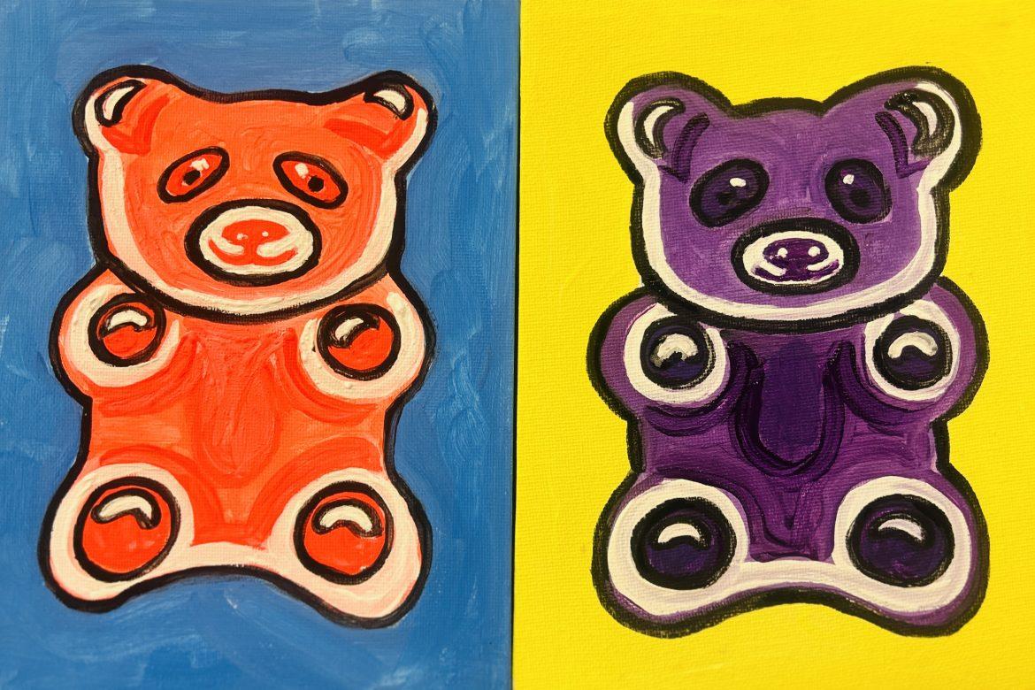 Gummy Bear Painting