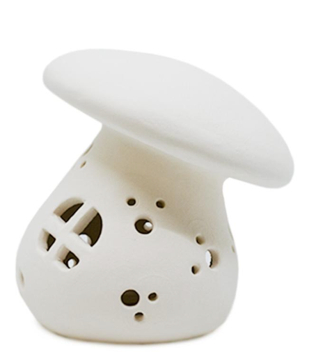 Small Mushroom Lantern Ceramic
